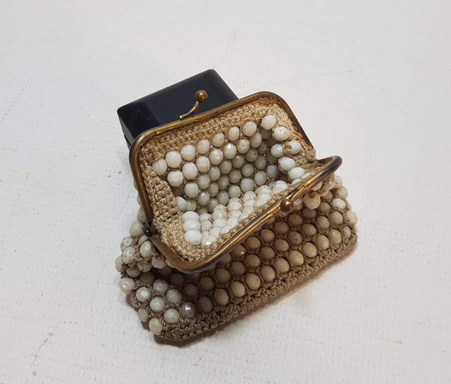 OPAL BONCUKLU EL YAPIMI OSMANLI ÇANTA - CÜZDAN