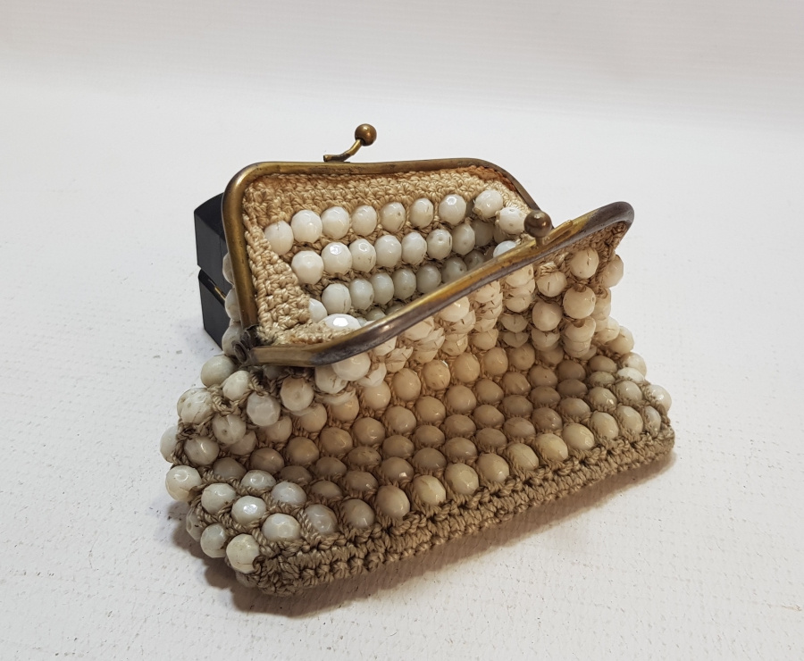 OPAL BONCUKLU EL YAPIMI OSMANLI ÇANTA - CÜZDAN