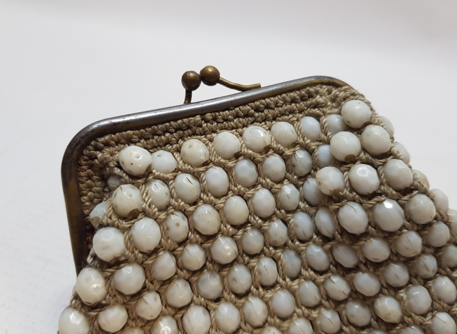 OPAL BONCUKLU EL YAPIMI OSMANLI ÇANTA - CÜZDAN