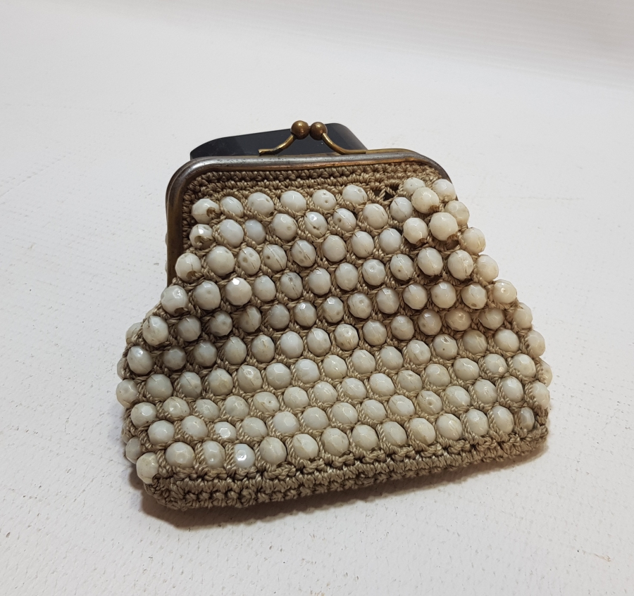 OPAL BONCUKLU EL YAPIMI OSMANLI ÇANTA - CÜZDAN