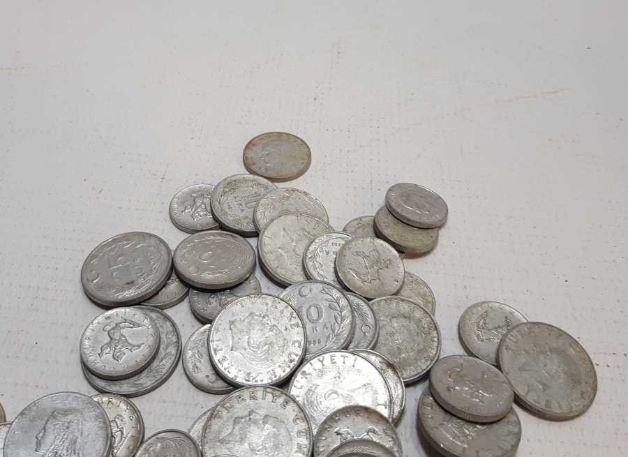 1970-1980LERDEN ANTİKA METAL PARA LOTU