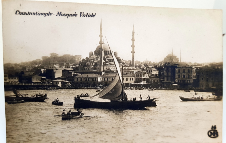VALİDE SULTAN CAMİ GÖRSELLİ OSMANLI DÖNEMİ KARTPOSTAL