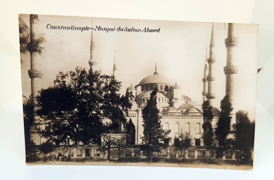 SULTAN AHMED CAMİ GÖRSELLİ OSMANLI DÖNEMİ KARTPOSTAL