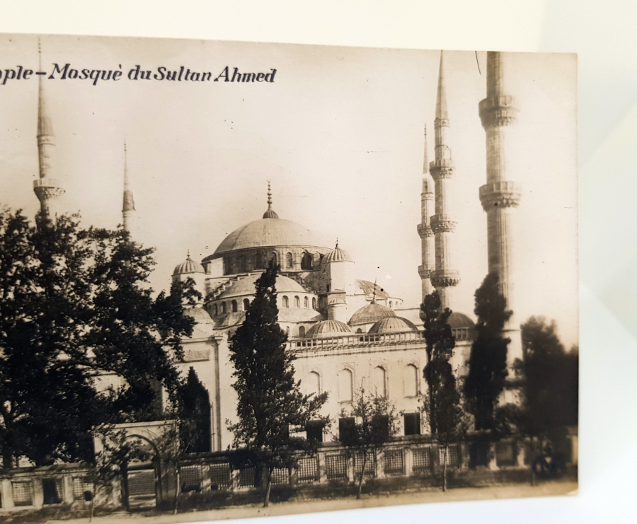 SULTAN AHMED CAMİ GÖRSELLİ OSMANLI DÖNEMİ KARTPOSTAL