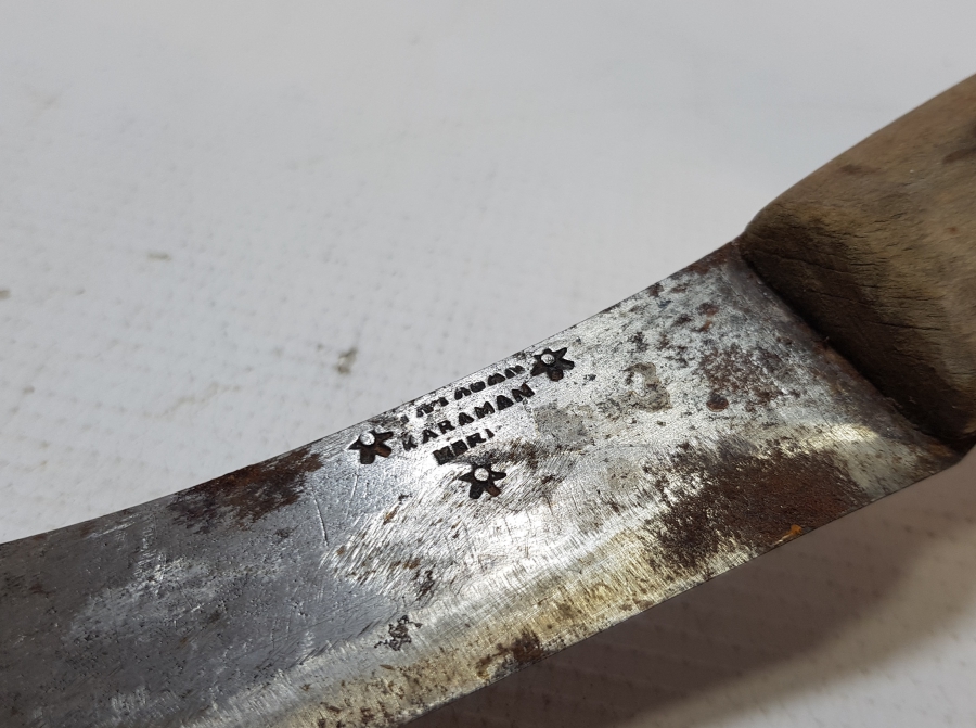 ANTİKA EL YAPIMI NADİR DERİCİ BIÇAĞI