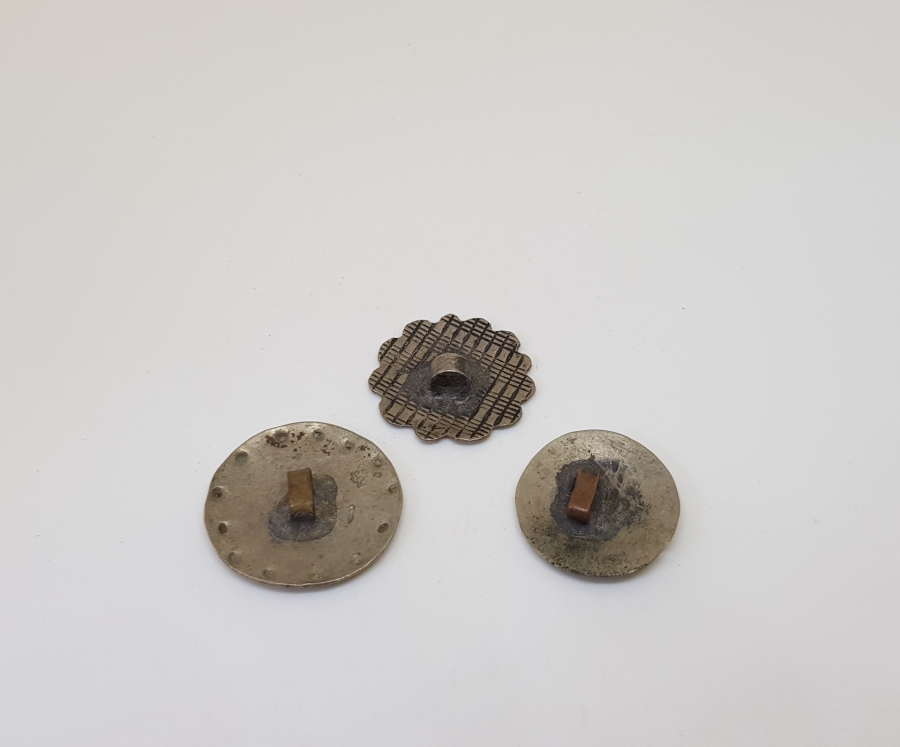 OSMANLI DÖNEMİ RUM İŞİ 3 ADET DÜĞME