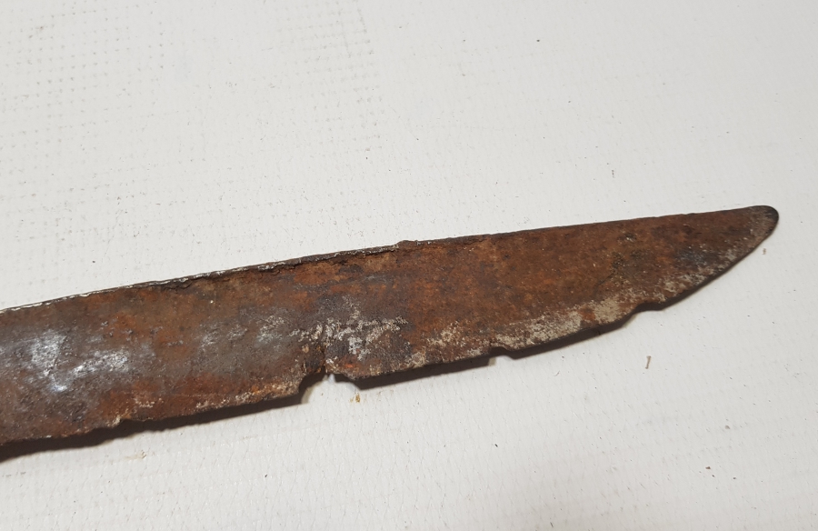 ÜZERİ OSMANLICA YAZILI 1700 BAŞLARI OSMANLI KUŞAK KAMASI