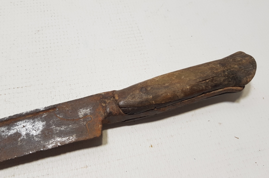 ÜZERİ OSMANLICA YAZILI 1700 BAŞLARI OSMANLI KUŞAK KAMASI