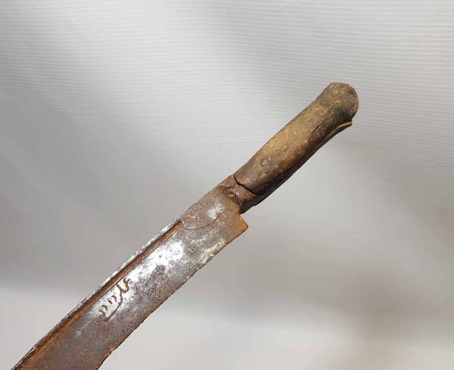 ÜZERİ OSMANLICA YAZILI 1700 BAŞLARI OSMANLI KUŞAK KAMASI