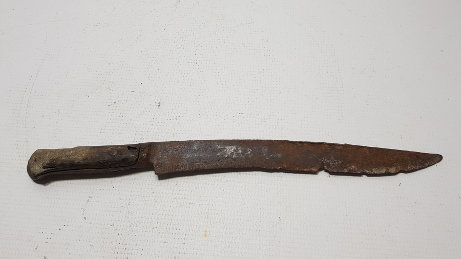 ÜZERİ OSMANLICA YAZILI 1700 BAŞLARI OSMANLI KUŞAK KAMASI