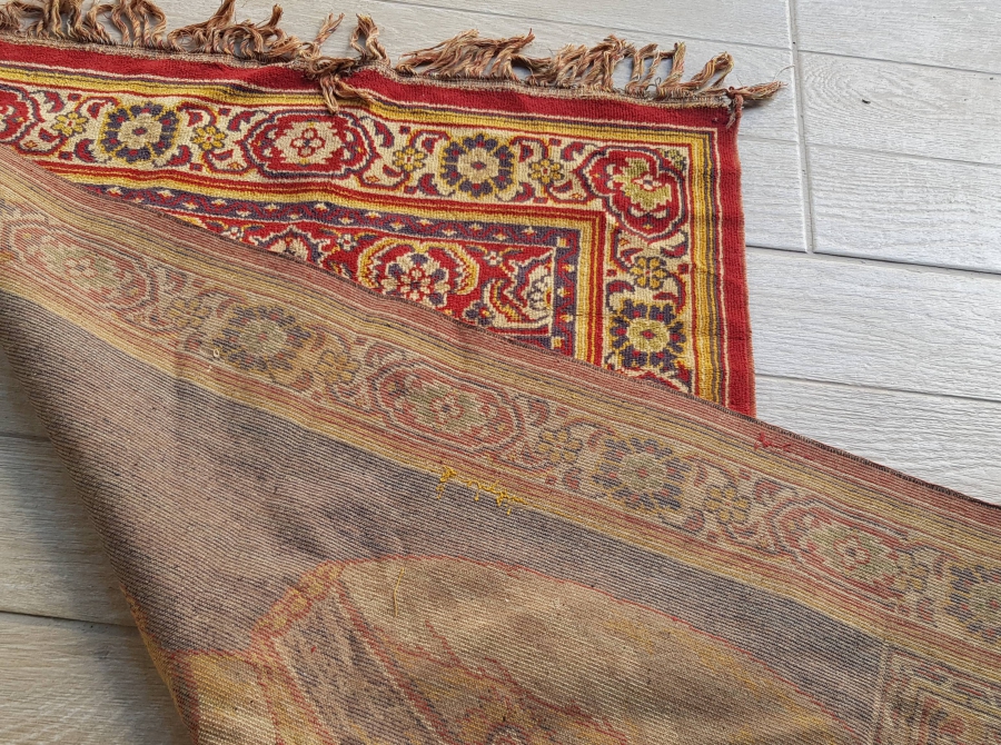 OSMANLI SON DÖNEM ÇOK NADİR ASKERİ KIYAFETLİ VE OSMANLI NİŞANLI ATATÜRK DUVAR HALISI