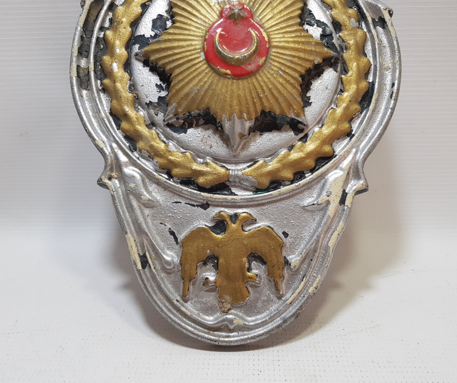 CUMHURİYET BAŞLARI BÜYÜK BOY POLİS AMBLEMLİ PANO