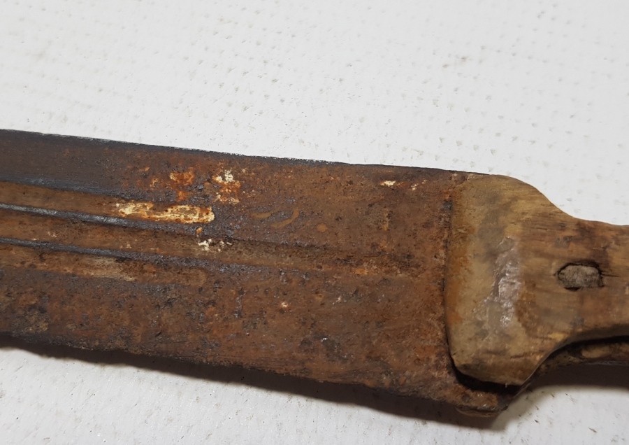 ÜZERİ OSMANLICA BURSA YAZILI NADİR ÇERKES KAMASI