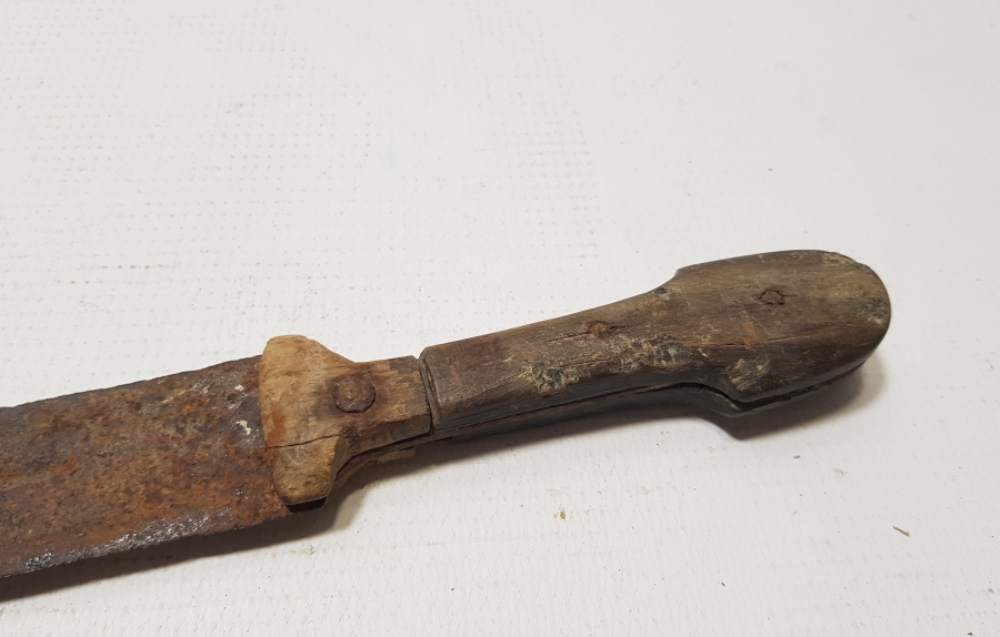 ÜZERİ OSMANLICA BURSA YAZILI NADİR ÇERKES KAMASI