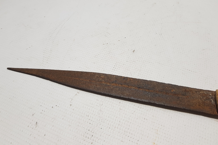 ÜZERİ OSMANLICA BURSA YAZILI NADİR ÇERKES KAMASI