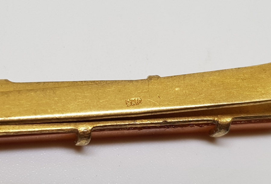 ÖZEL YAPIM DAMLA KEHRİBAR KRAVAT İĞNESİ