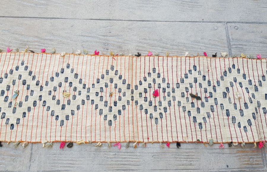 OSMANLI DÖNEMİ TAMAMI EL DOKUMA YÖRÜK İŞİ BEL KUŞAĞI