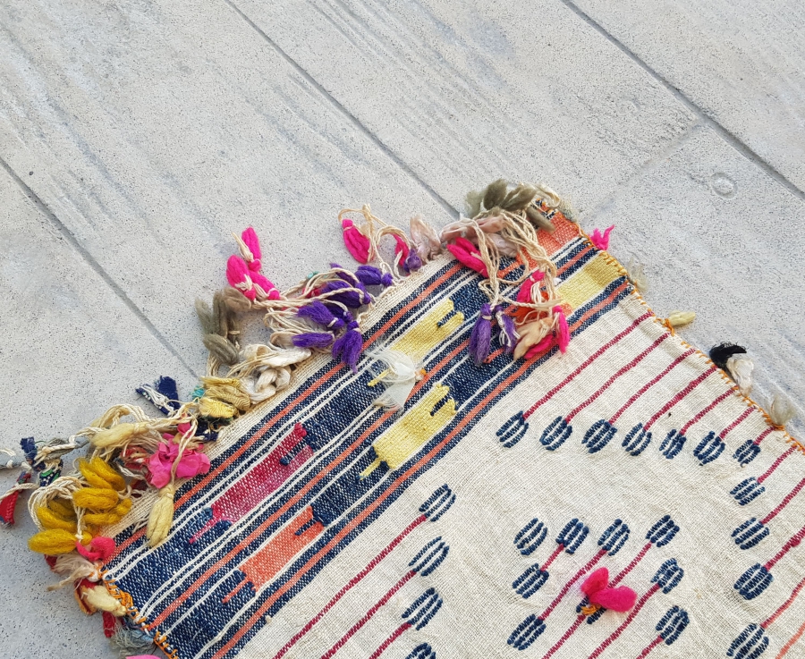 OSMANLI DÖNEMİ TAMAMI EL DOKUMA YÖRÜK İŞİ BEL KUŞAĞI