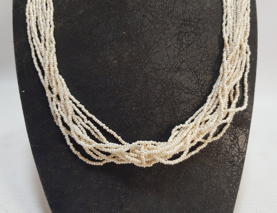 OSMANLI DÖNEMİ İNCİ FORMLU OPAL GERDANLIK