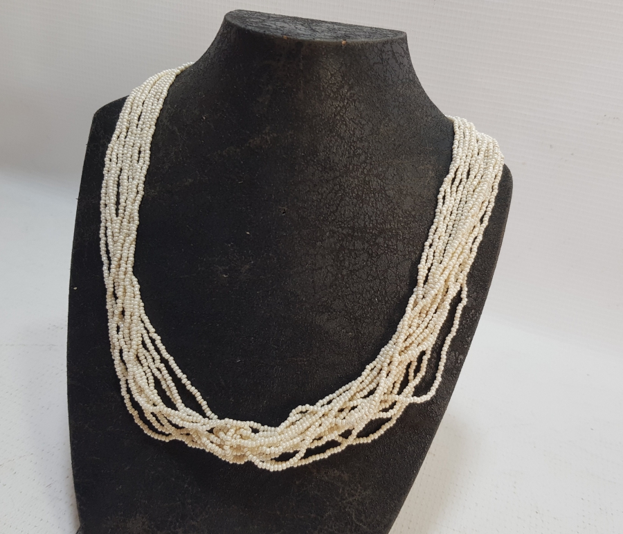 OSMANLI DÖNEMİ İNCİ FORMLU OPAL GERDANLIK