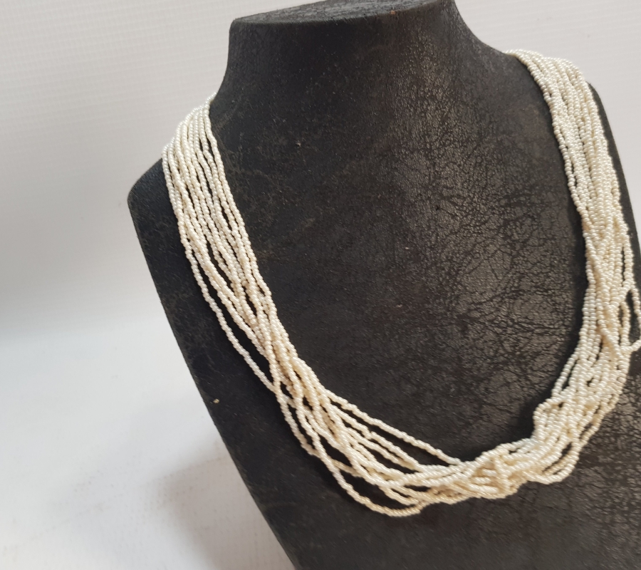 OSMANLI DÖNEMİ İNCİ FORMLU OPAL GERDANLIK