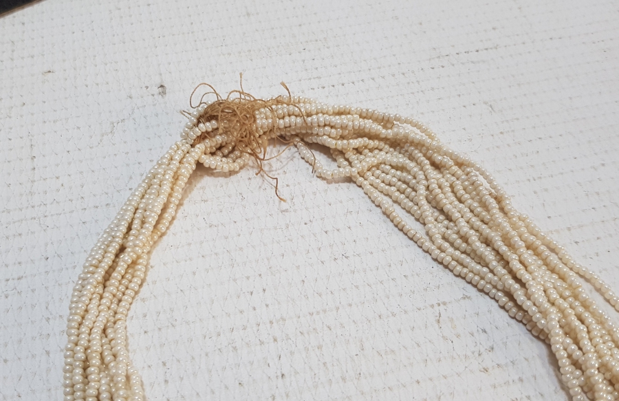 OSMANLI DÖNEMİ İNCİ FORMLU OPAL GERDANLIK