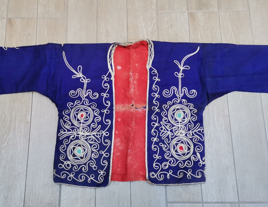 OSMANLI DÖNEMİ SIRMA İŞÇİLİKLİ GELİN CEPKENİ