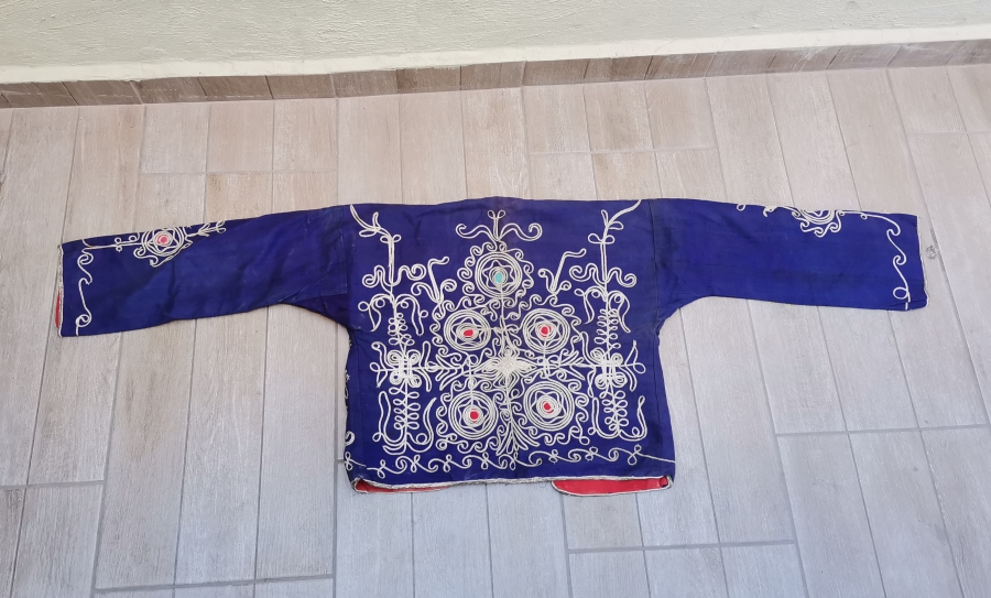 OSMANLI DÖNEMİ SIRMA İŞÇİLİKLİ GELİN CEPKENİ