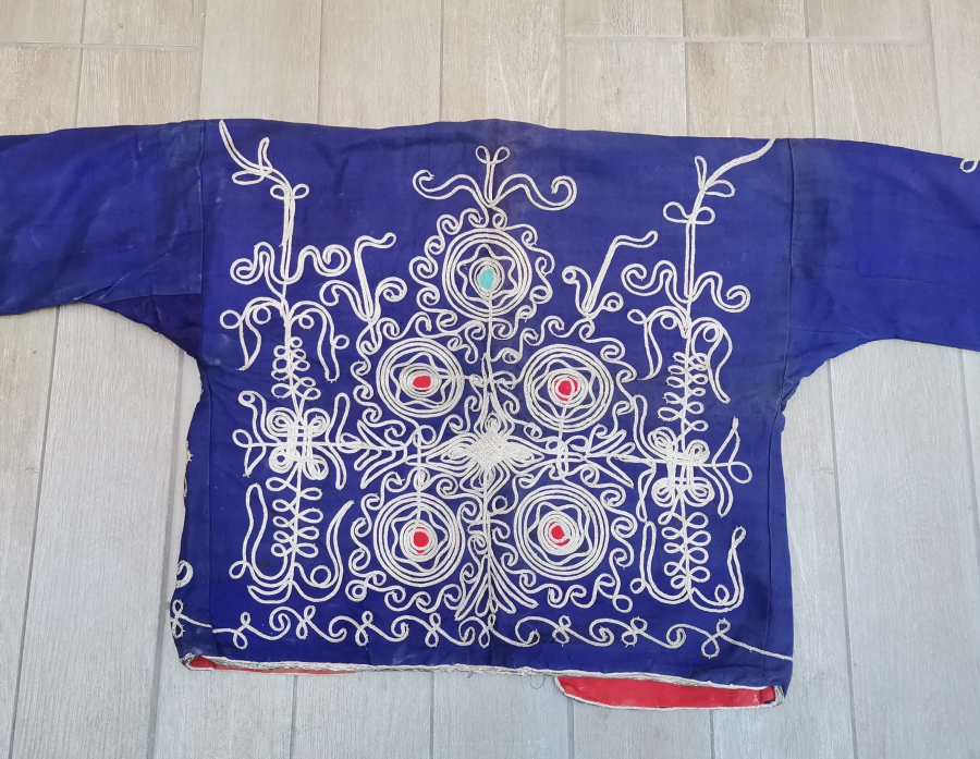 OSMANLI DÖNEMİ SIRMA İŞÇİLİKLİ GELİN CEPKENİ