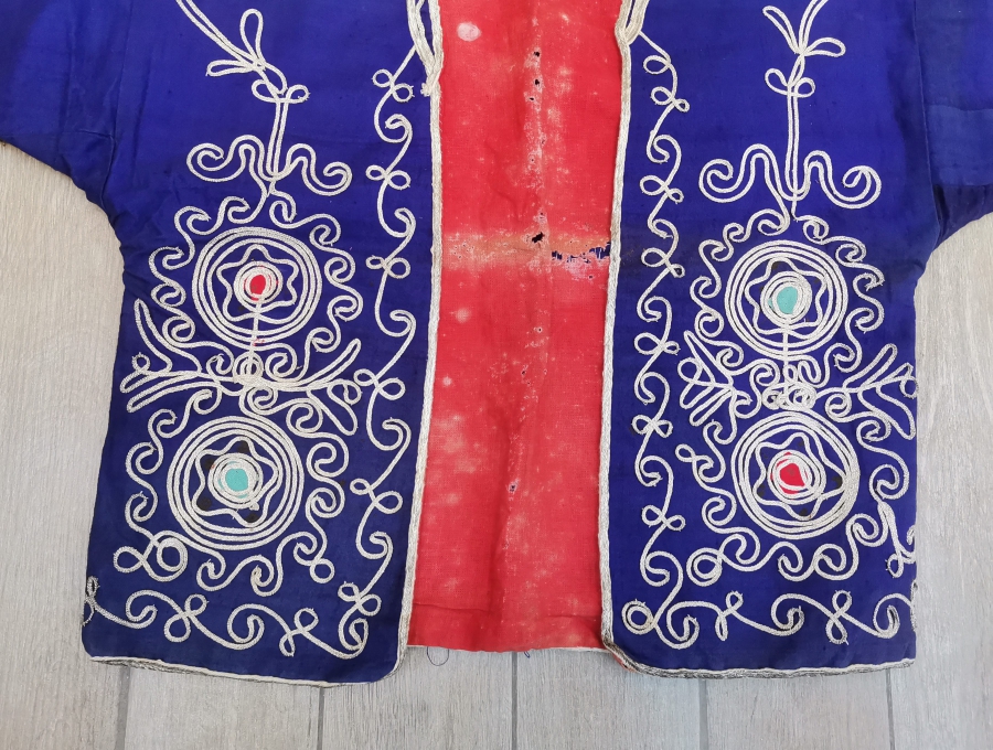 OSMANLI DÖNEMİ SIRMA İŞÇİLİKLİ GELİN CEPKENİ