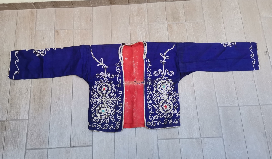 OSMANLI DÖNEMİ SIRMA İŞÇİLİKLİ GELİN CEPKENİ