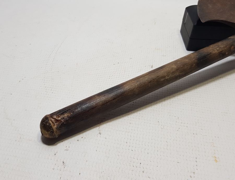 OSMANLI DÖNEMİ NADİR ZIRH DELİCİLİ YENİÇERİ SAVAŞ TEBERİ