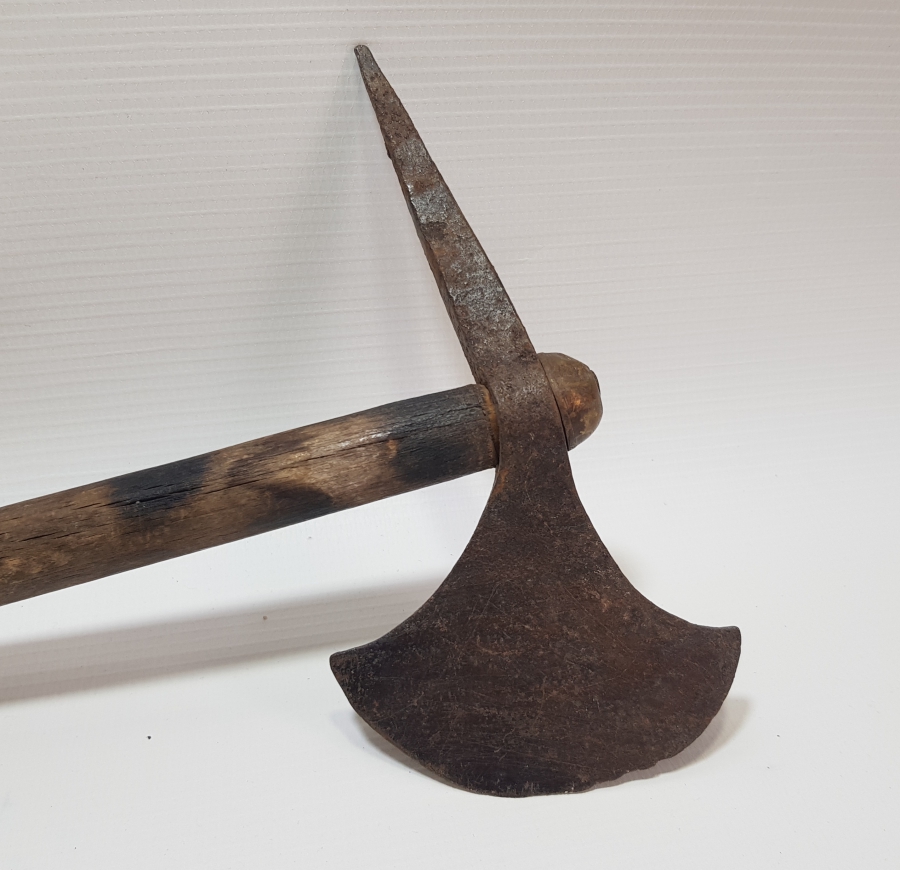 OSMANLI DÖNEMİ NADİR ZIRH DELİCİLİ YENİÇERİ SAVAŞ TEBERİ