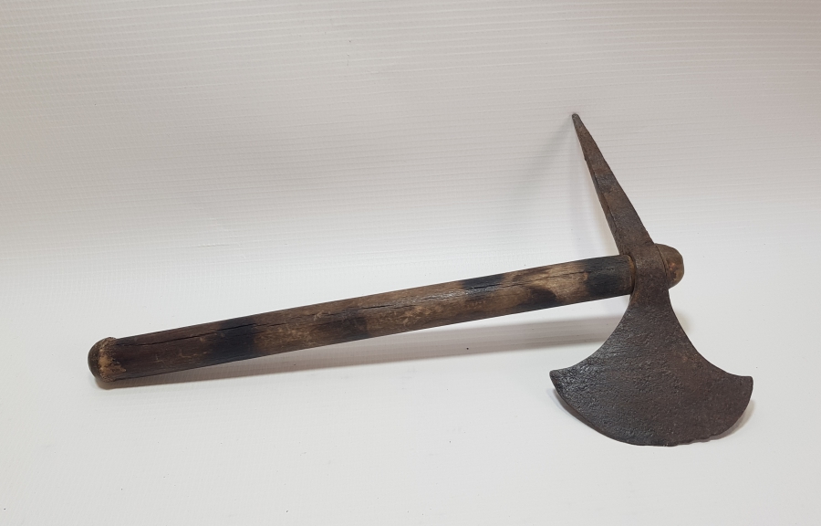 OSMANLI DÖNEMİ NADİR ZIRH DELİCİLİ YENİÇERİ SAVAŞ TEBERİ