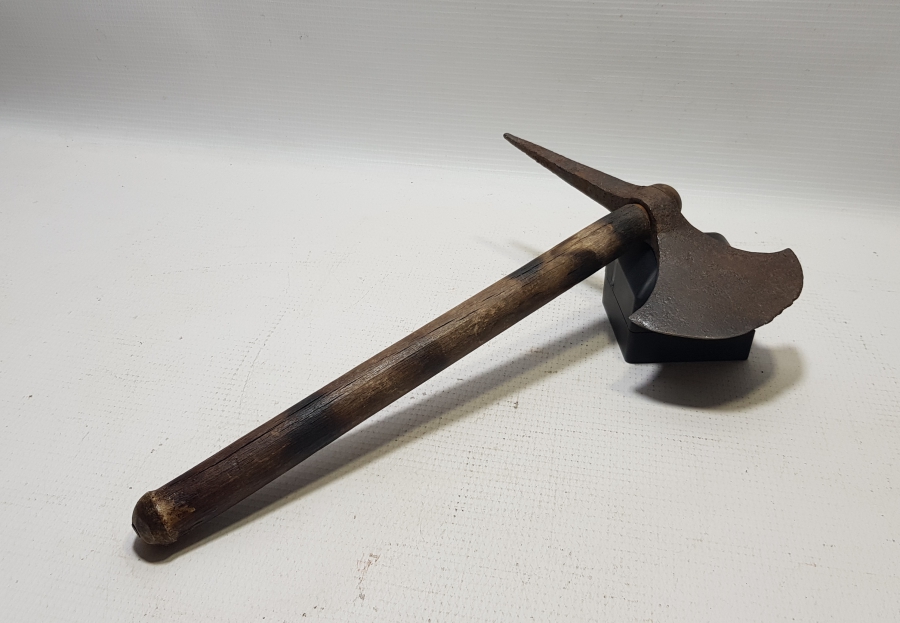 OSMANLI DÖNEMİ NADİR ZIRH DELİCİLİ YENİÇERİ SAVAŞ TEBERİ