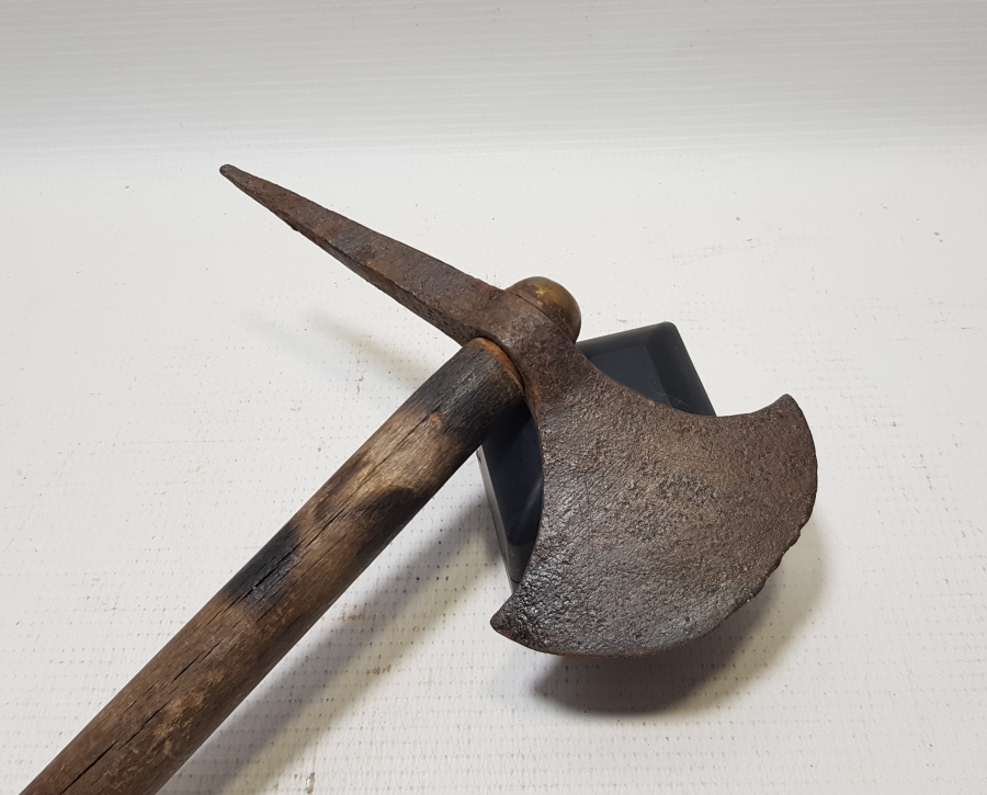 OSMANLI DÖNEMİ NADİR ZIRH DELİCİLİ YENİÇERİ SAVAŞ TEBERİ