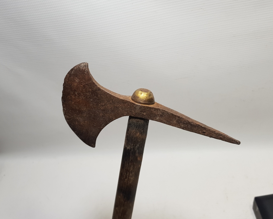 OSMANLI DÖNEMİ NADİR ZIRH DELİCİLİ YENİÇERİ SAVAŞ TEBERİ