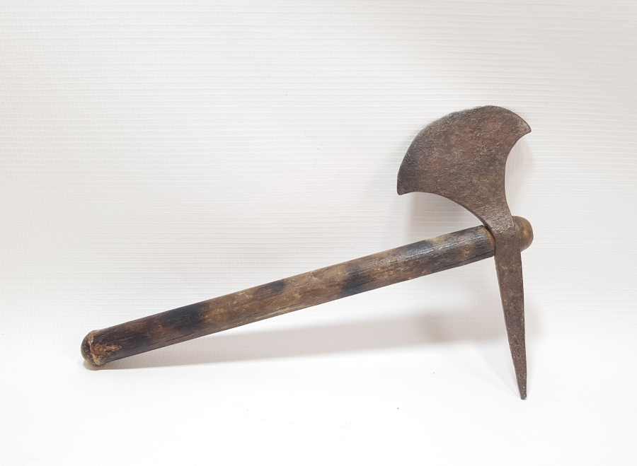 OSMANLI DÖNEMİ NADİR ZIRH DELİCİLİ YENİÇERİ SAVAŞ TEBERİ