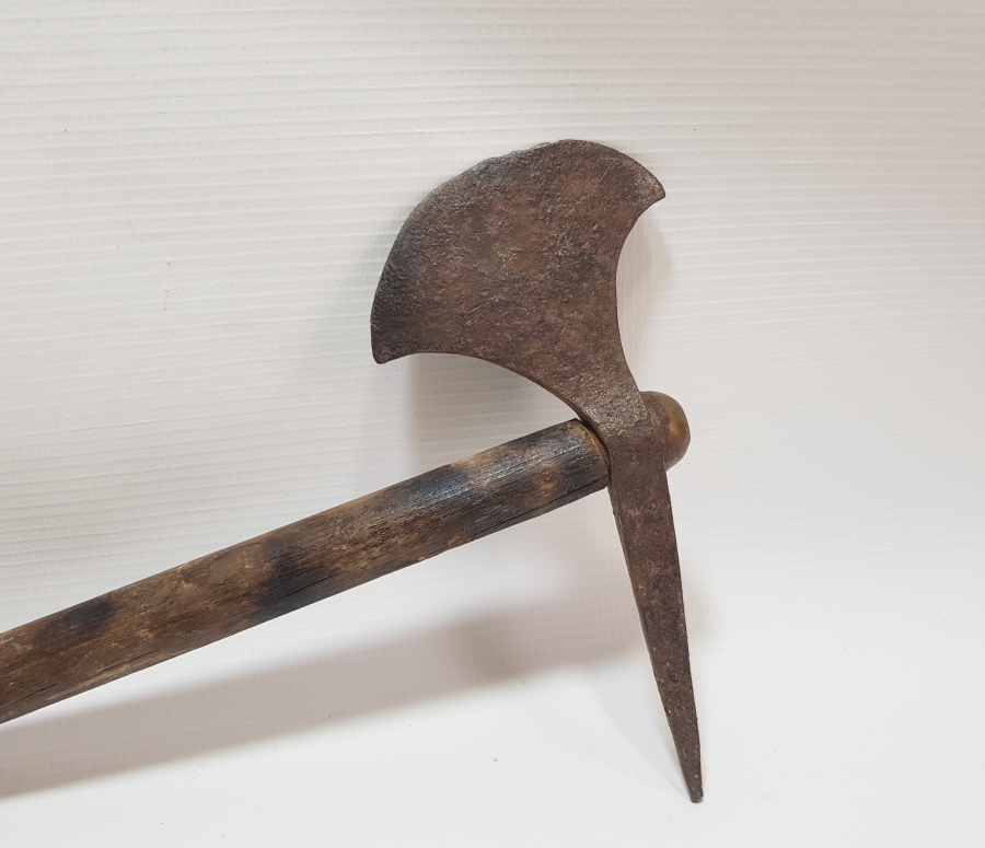 OSMANLI DÖNEMİ NADİR ZIRH DELİCİLİ YENİÇERİ SAVAŞ TEBERİ