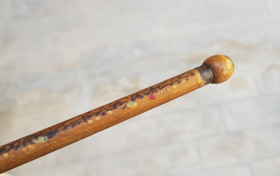 ÜZERİ DUALI EL YAPIMI NADİR OSMANLI DÖNEMİ TEKKE İŞİ OKUMA ÇUBUĞU