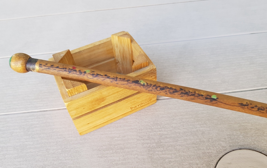 ÜZERİ DUALI EL YAPIMI NADİR OSMANLI DÖNEMİ TEKKE İŞİ OKUMA ÇUBUĞU