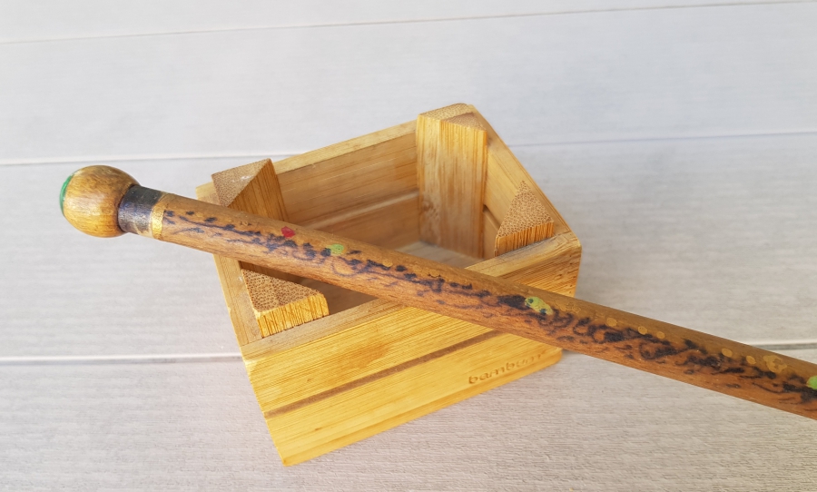 ÜZERİ DUALI EL YAPIMI NADİR OSMANLI DÖNEMİ TEKKE İŞİ OKUMA ÇUBUĞU