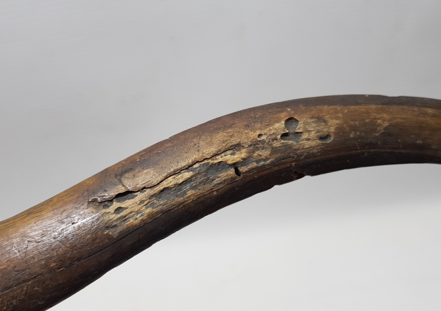 OSMANLI DÖNEMİ ÇOK NADİR BOYNUZ GÜREŞÇİ STRİGİLİSİ - YAĞ TEMİZLEME APARATI