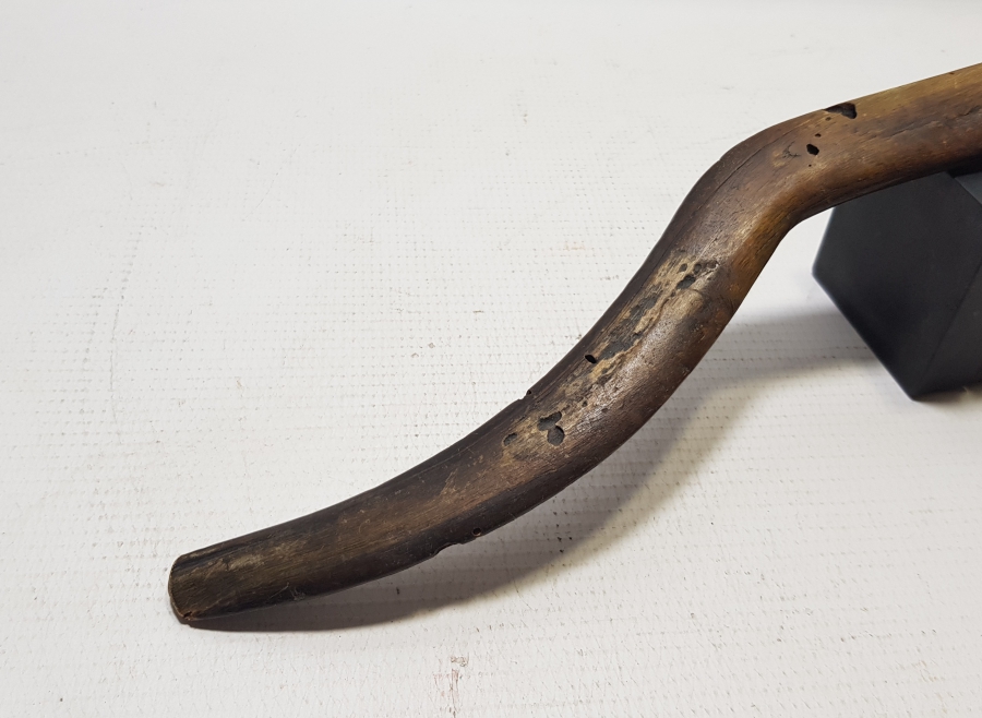 OSMANLI DÖNEMİ ÇOK NADİR BOYNUZ GÜREŞÇİ STRİGİLİSİ - YAĞ TEMİZLEME APARATI