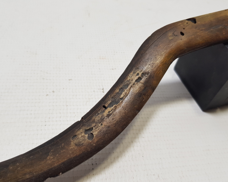 OSMANLI DÖNEMİ ÇOK NADİR BOYNUZ GÜREŞÇİ STRİGİLİSİ - YAĞ TEMİZLEME APARATI