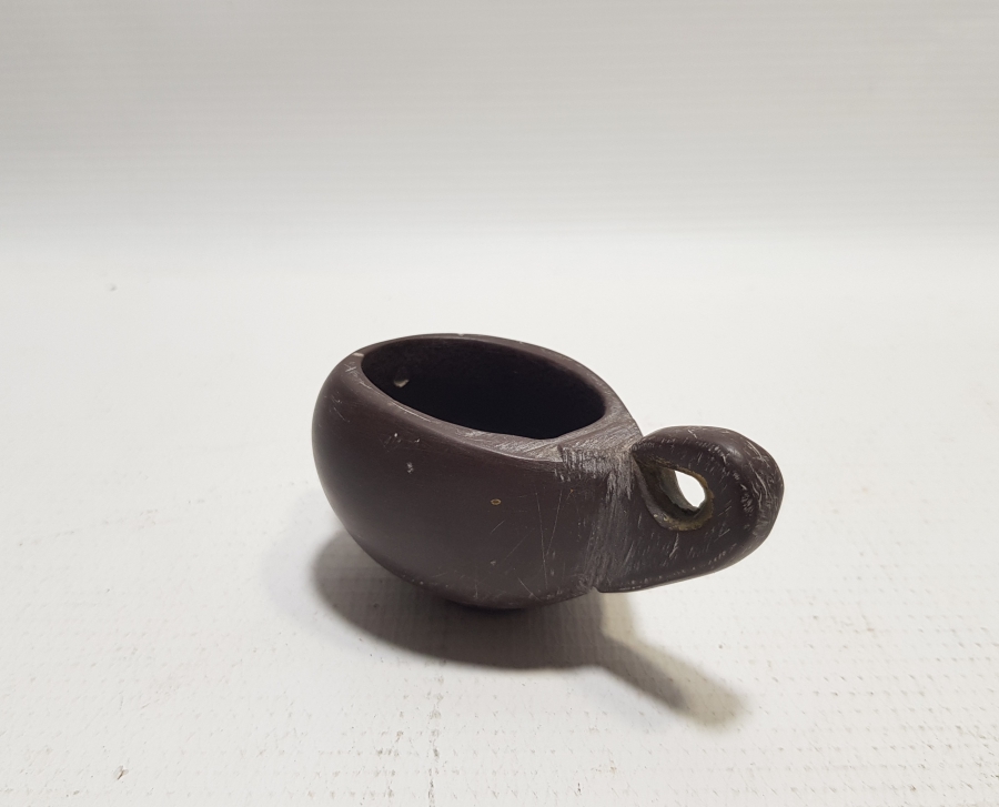 EL OYMA DOĞAL TAŞTAN MAMUL ÜZERİ ALTIN VARAKLI KANDİL