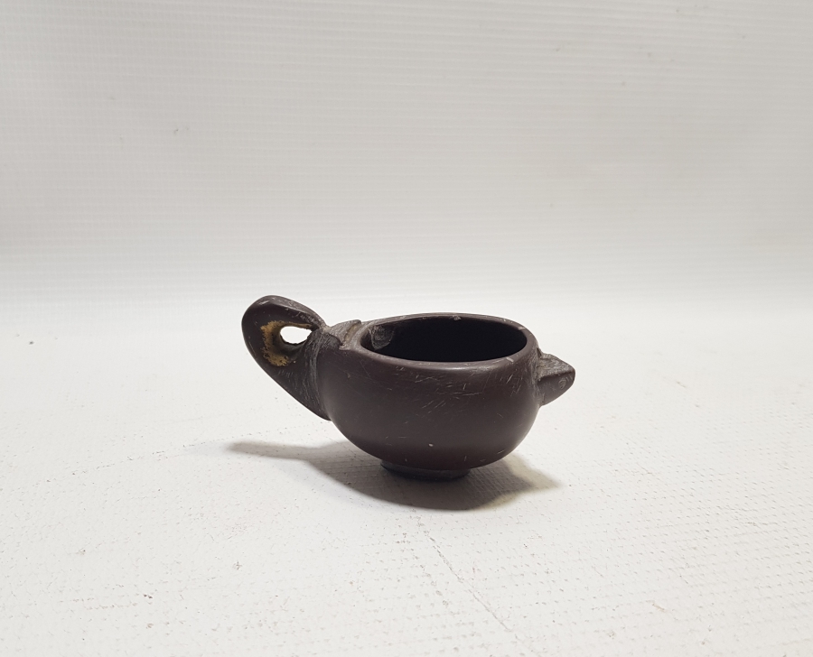 EL OYMA DOĞAL TAŞTAN MAMUL ÜZERİ ALTIN VARAKLI KANDİL