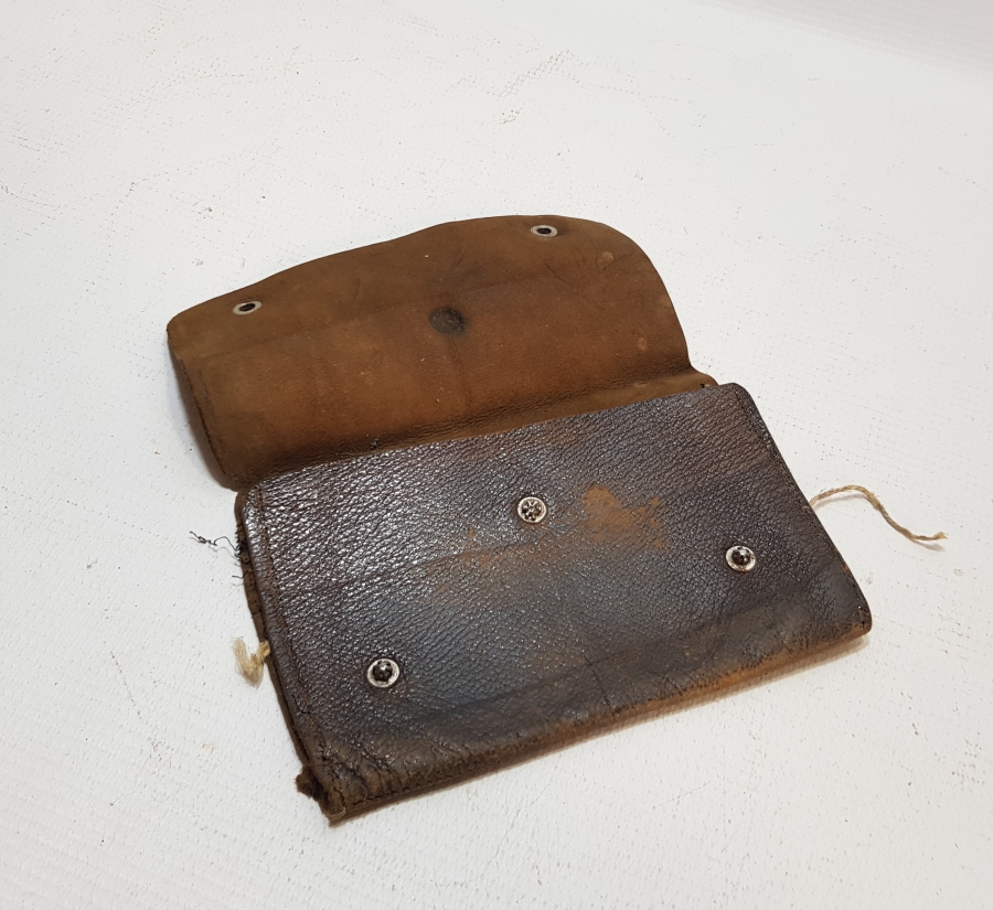 OSMANLI DÖNEMİ DERİ SUBAY CÜZDANI