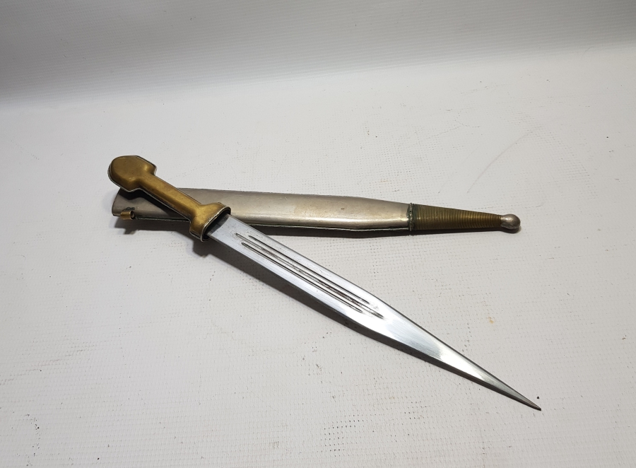 EL YAPIMI ANTİKA ÇERKES KAMASI