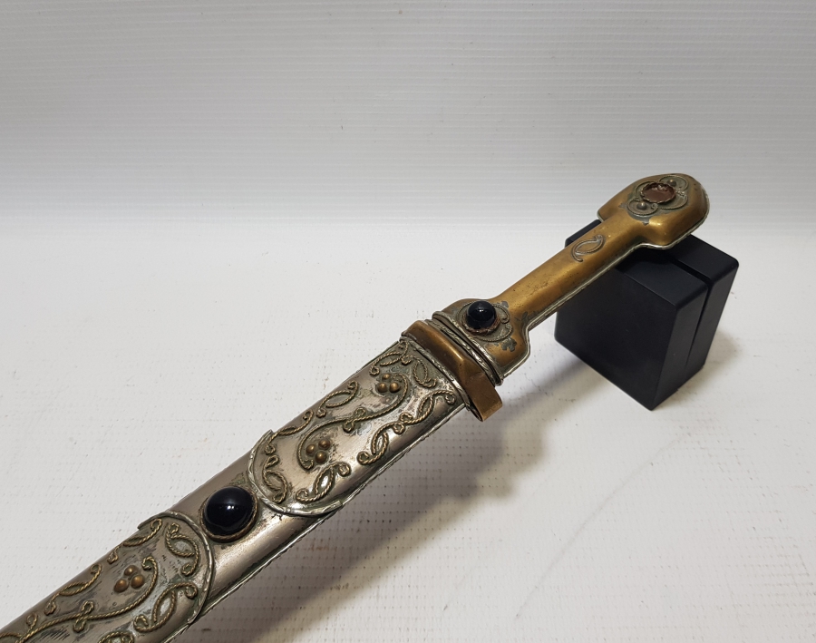 EL YAPIMI ANTİKA ÇERKES KAMASI